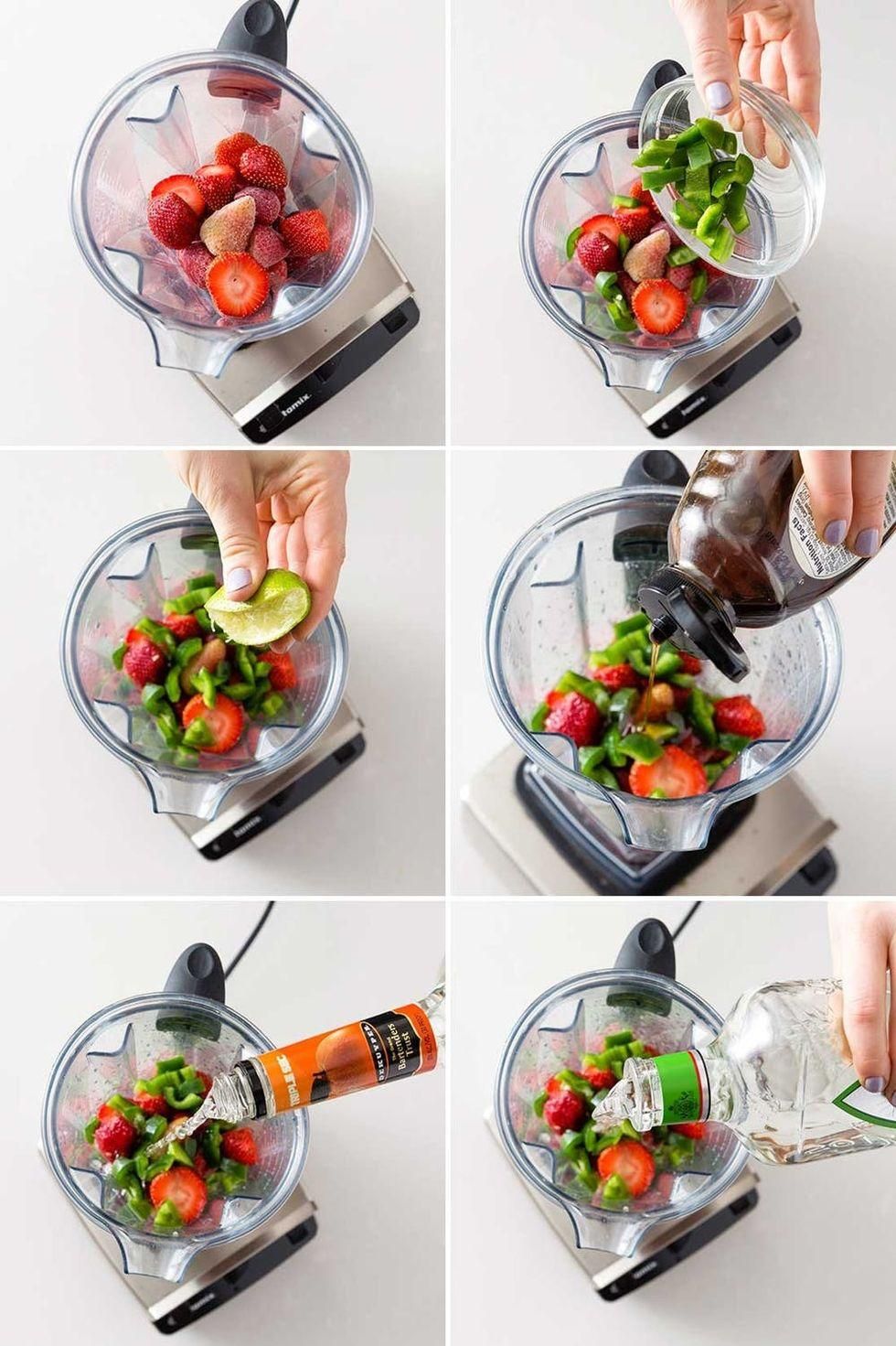 blend the ingredients together