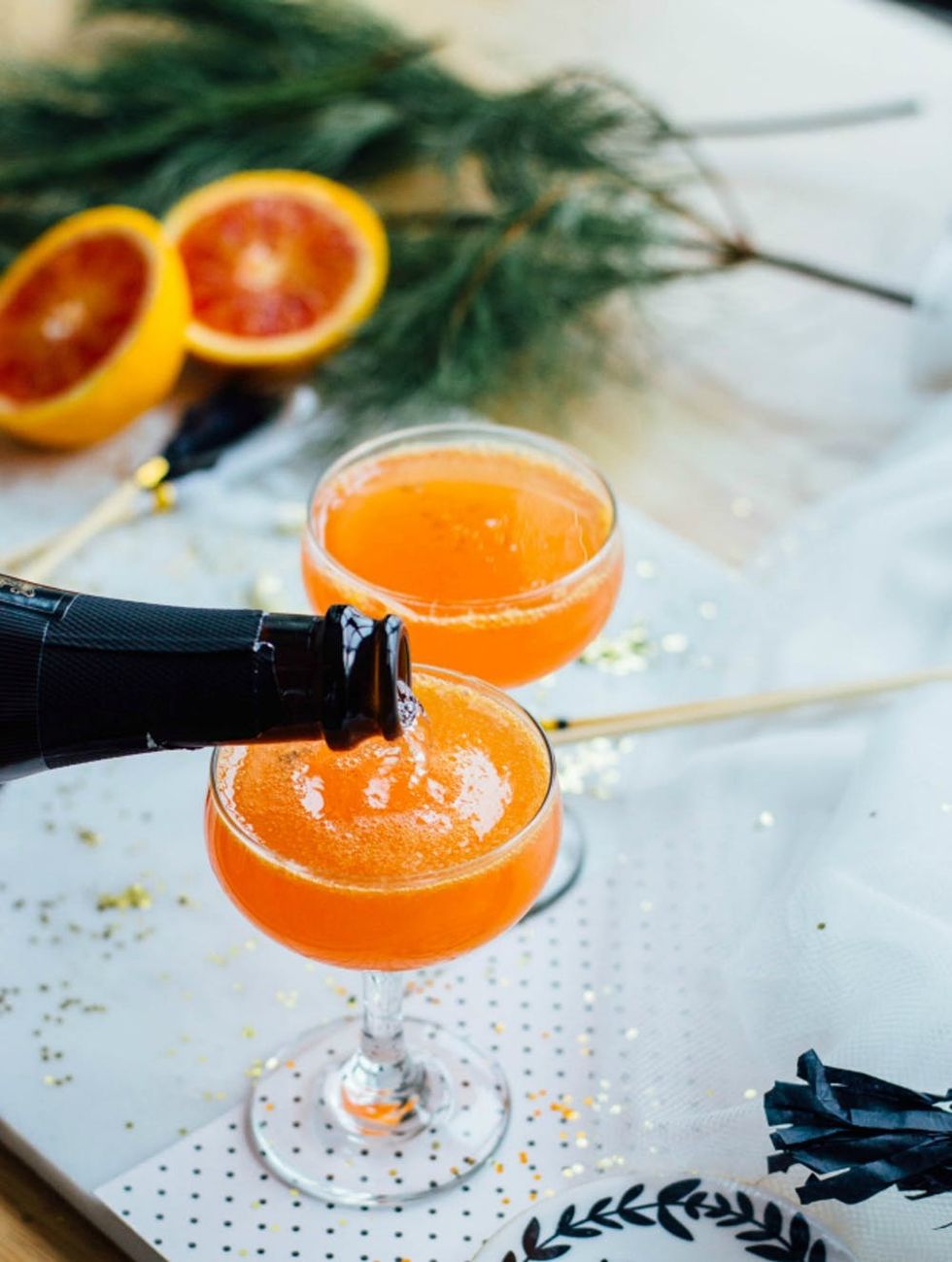 Blood Orange Cardamom Bubbly
