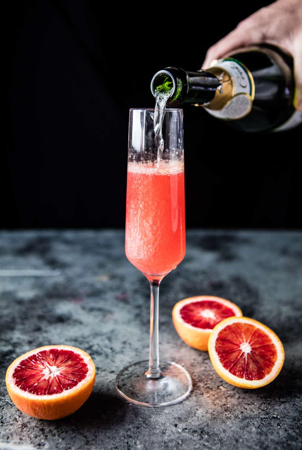 Blood Orange Champagne Mule