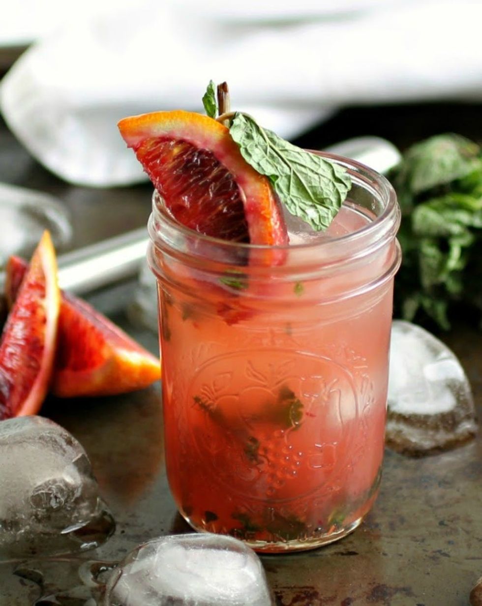 Blood Orange Mint Gimlet