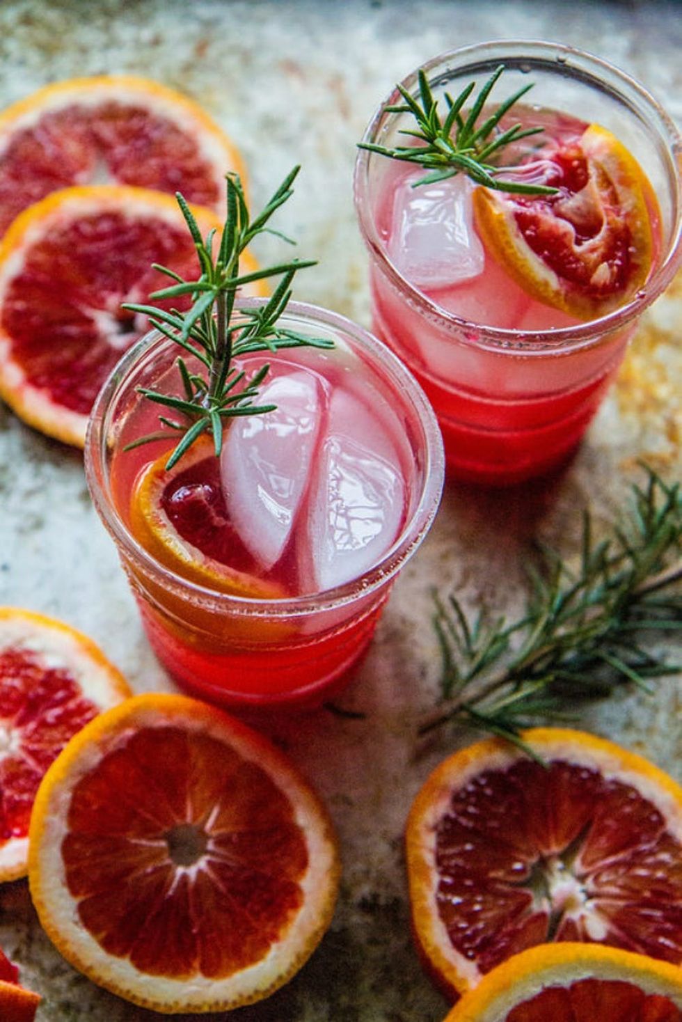 Blood Orange Rosemary Screwdriver