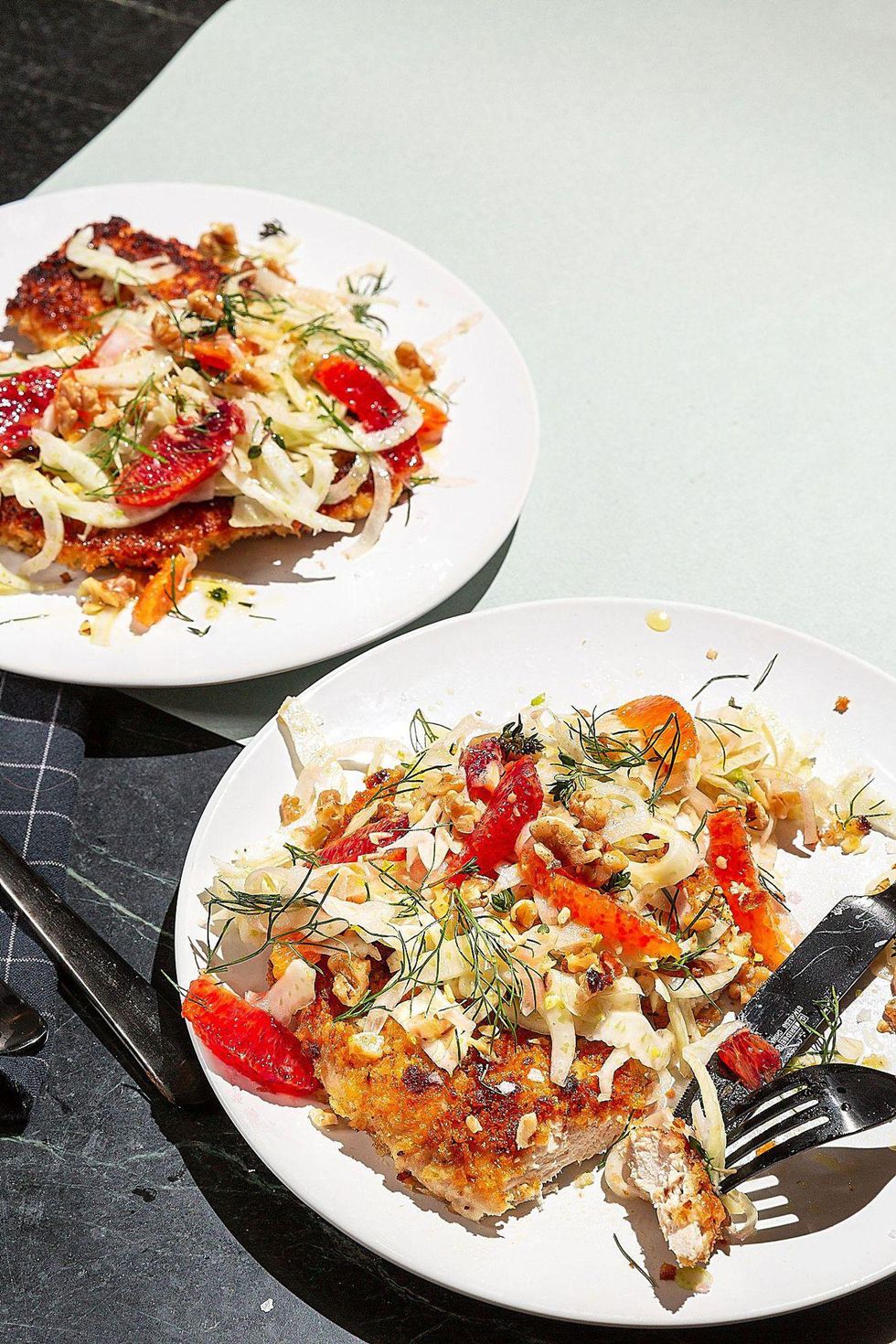 Blood Orange + Thyme + Toasted Walnut Fennel Salad