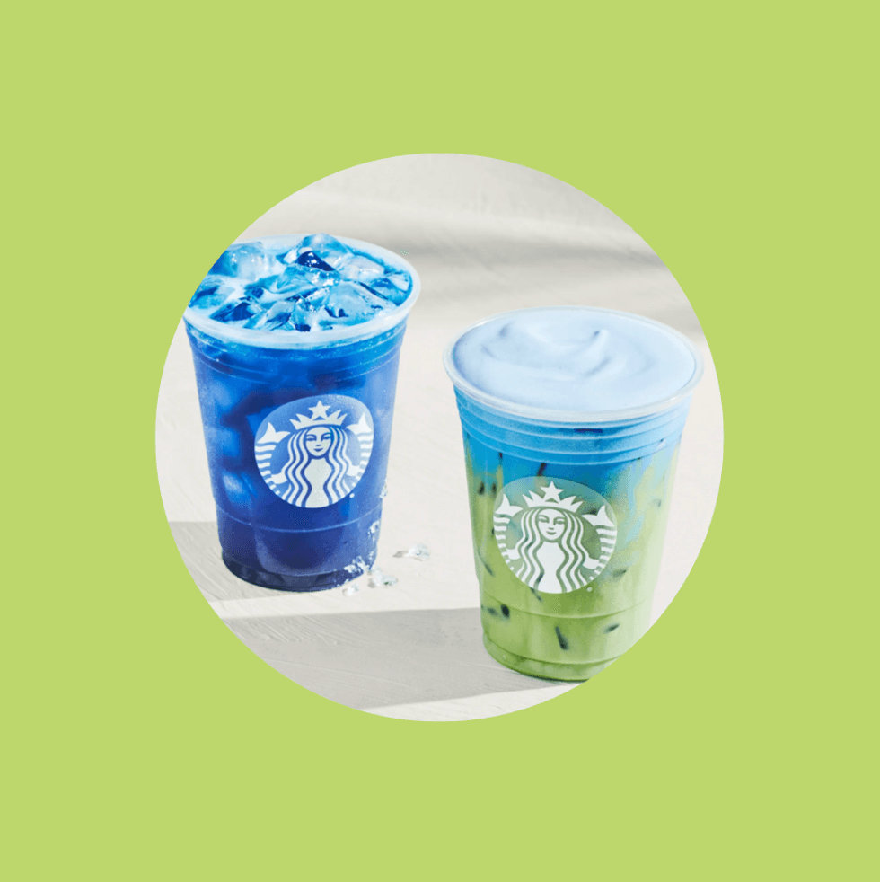 Blue Coconut Refresher and Iced Blue Coconut Matcha