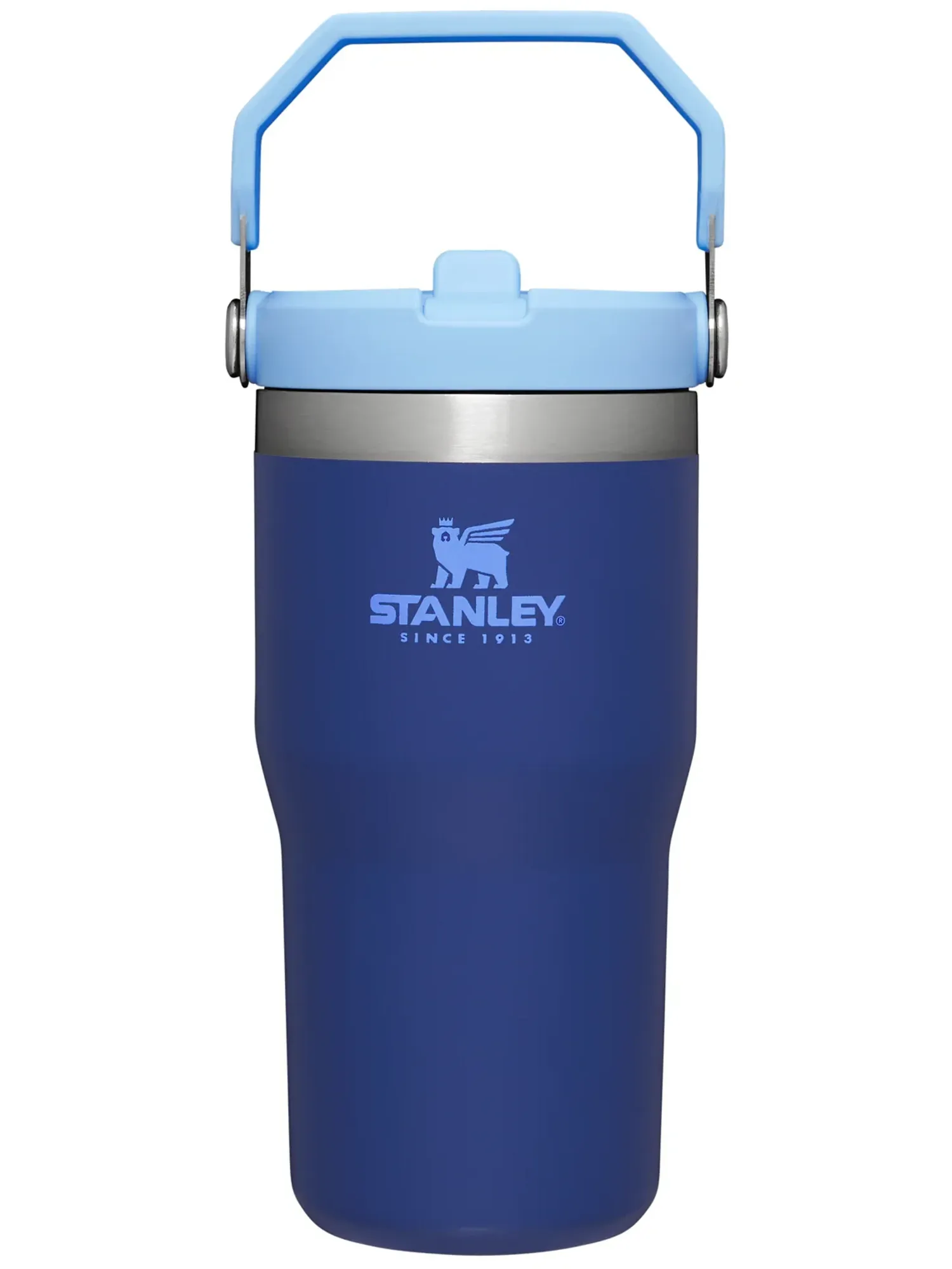 blue, durable Stanley tumbler
