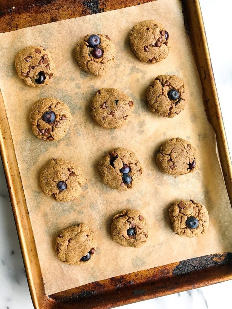 Blueberry Chocolate Chip Breakfast Protein Cookies