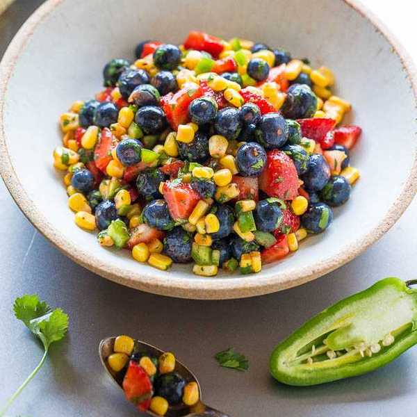 Blueberry Corn Salsa