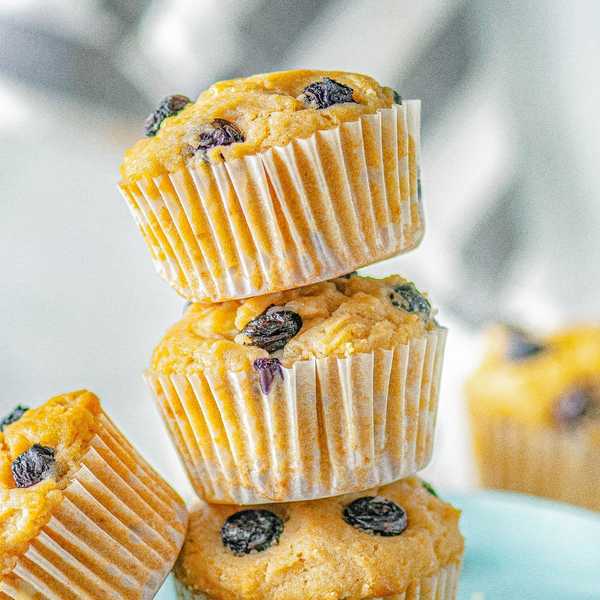 Blueberry Cream Cheese Muffins