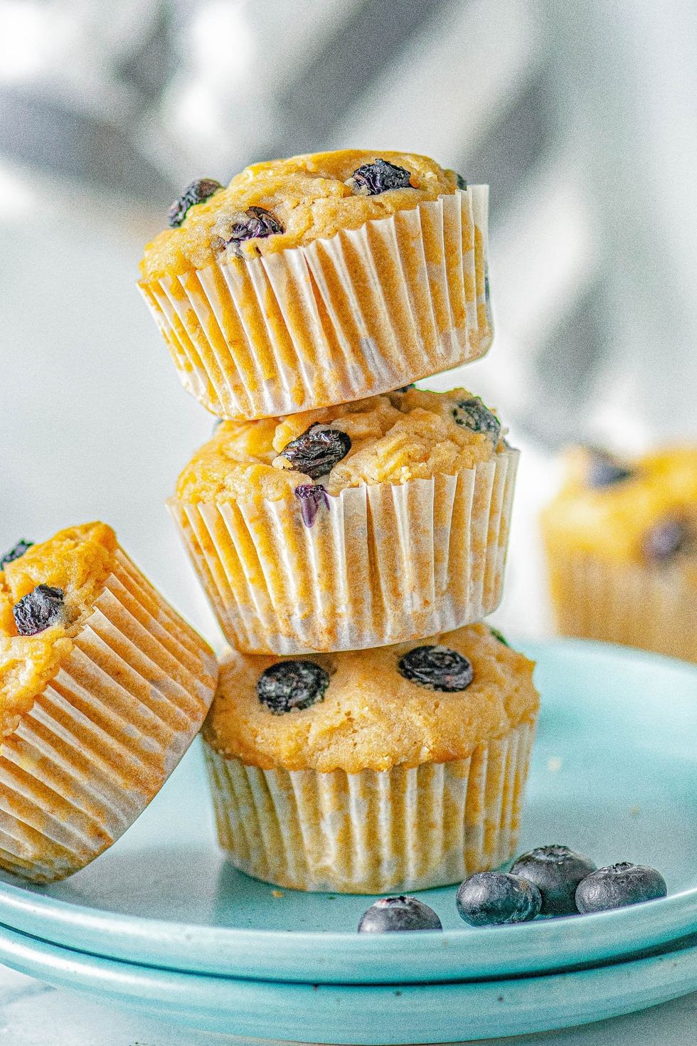 Blueberry Cream Cheese Muffins