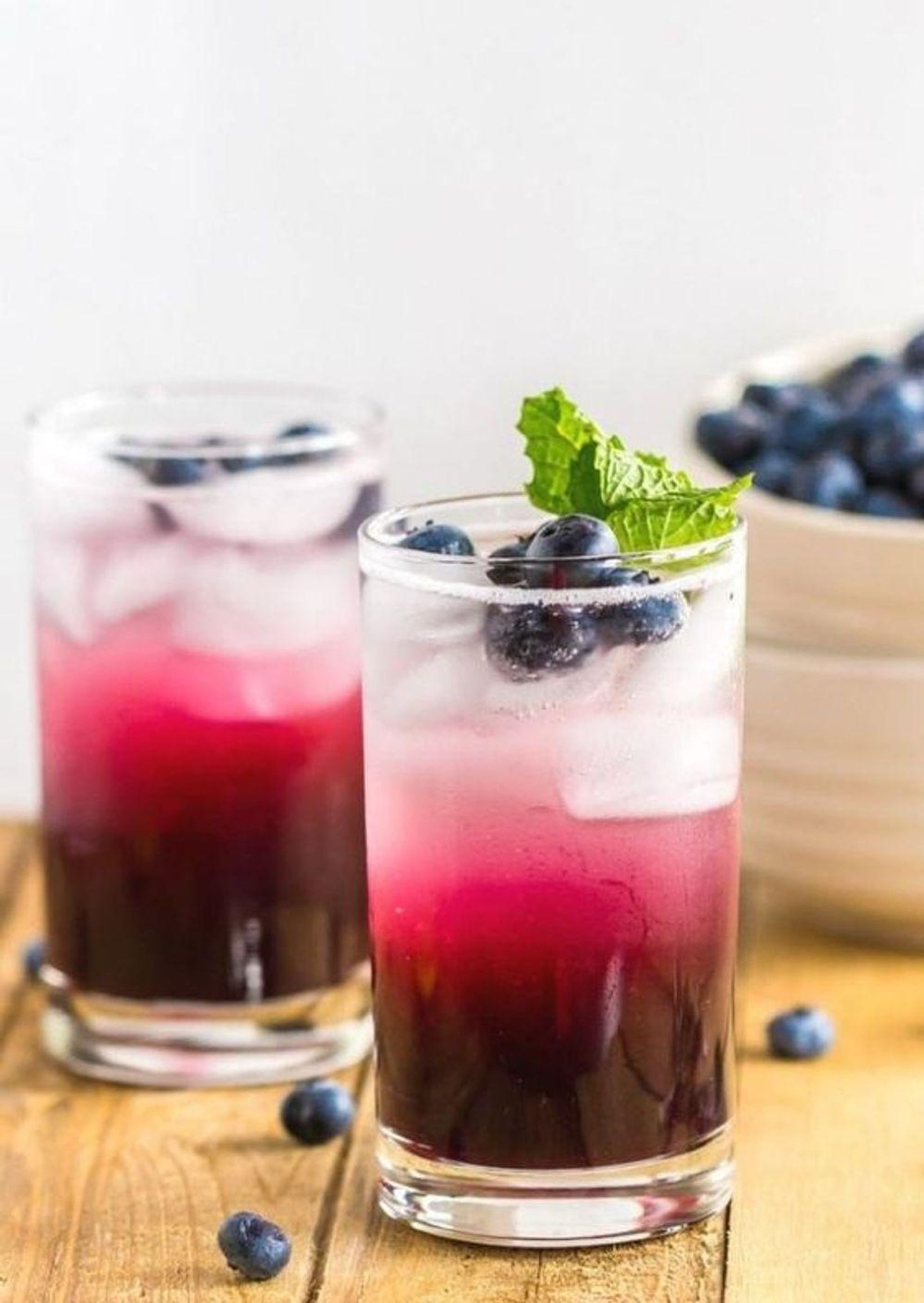 Blueberry Ginger Cooler Summer Mocktail Recipes