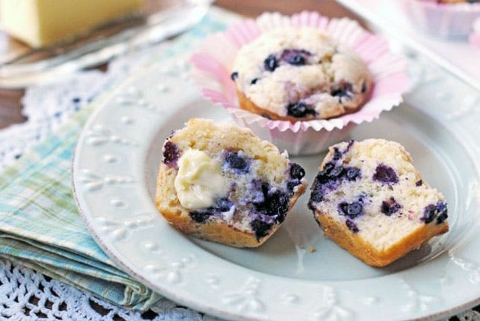 Blueberry Lemonade Muffins