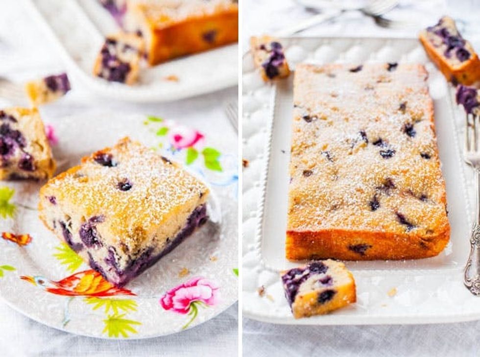 Blueberry Muffin + Buttermilk Pancakes Cake