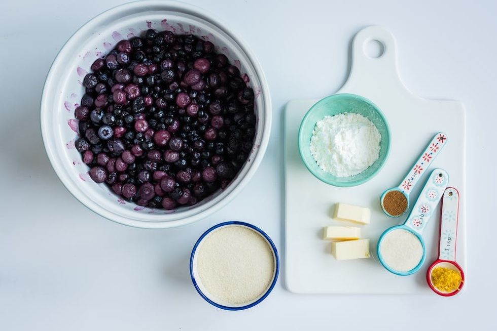 Blueberry pie filling