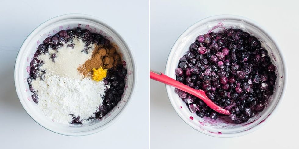 Blueberry pie filling