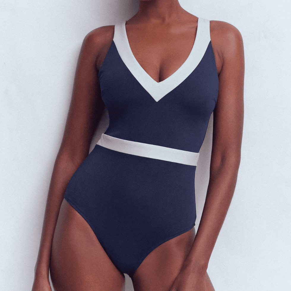 Boden Campania Cross-Back Swimsuit