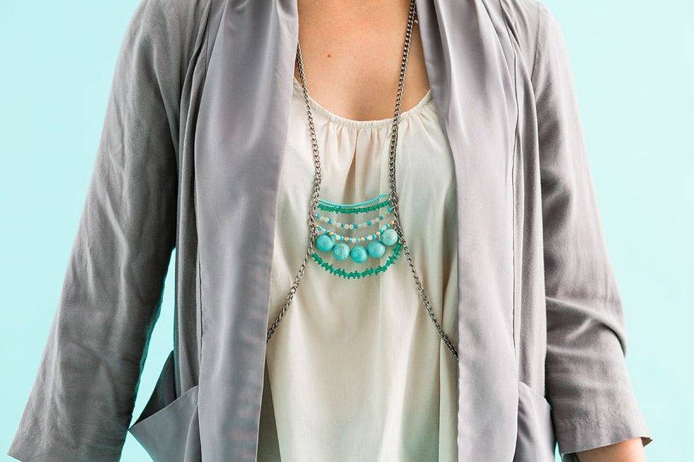 How to Make a Body Chain You Can Wear to the Office Brit + Co