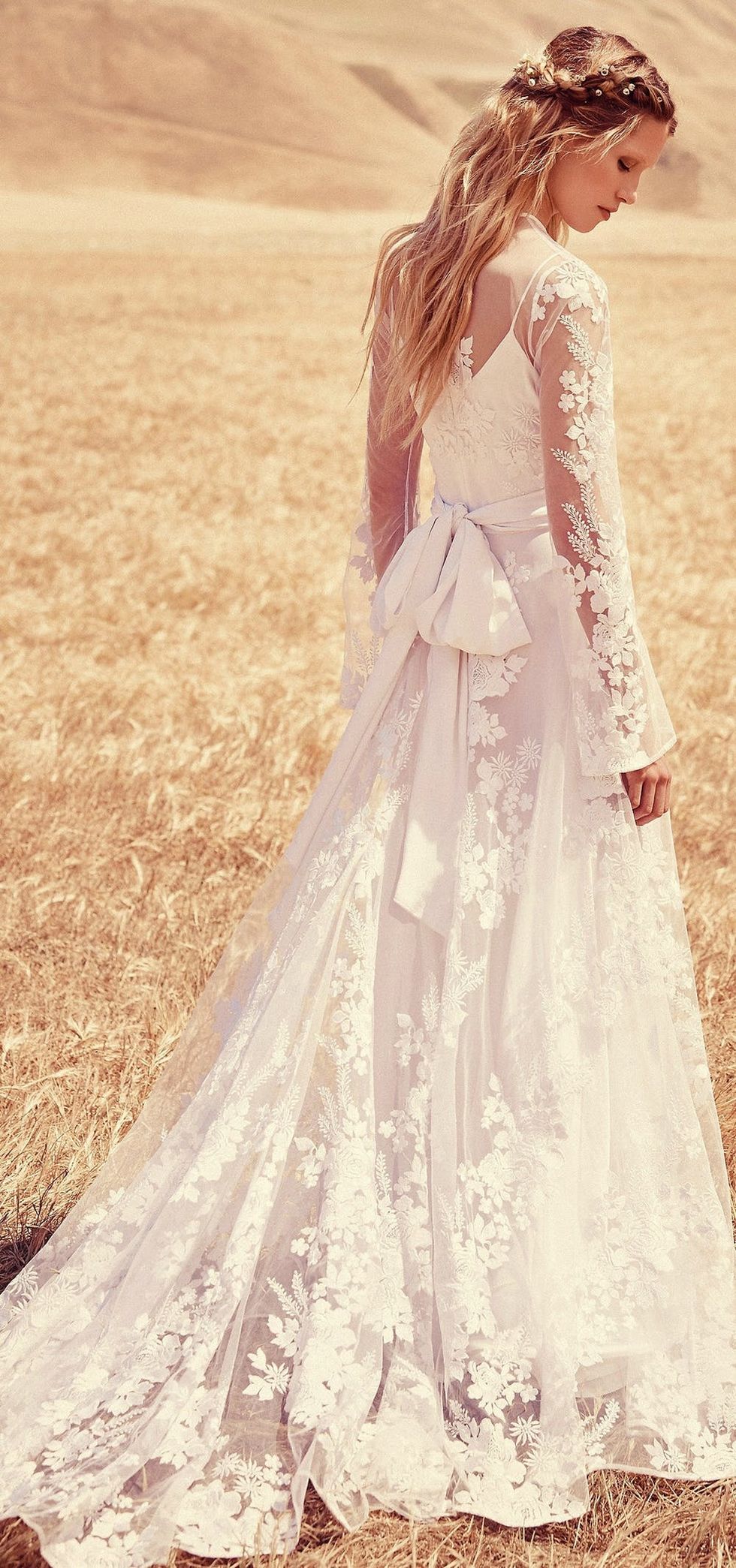 bohemian wedding dress