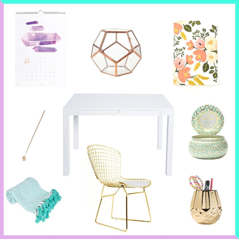 Boho-ways-to-style-a-parsons-desk