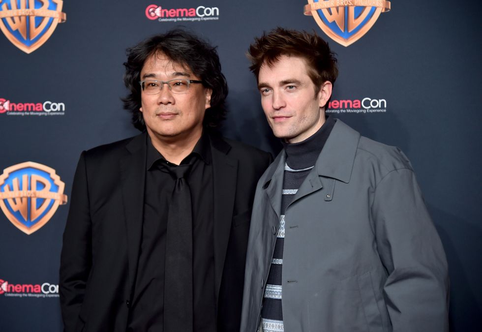 Bong Joon-ho and Robert Pattinson