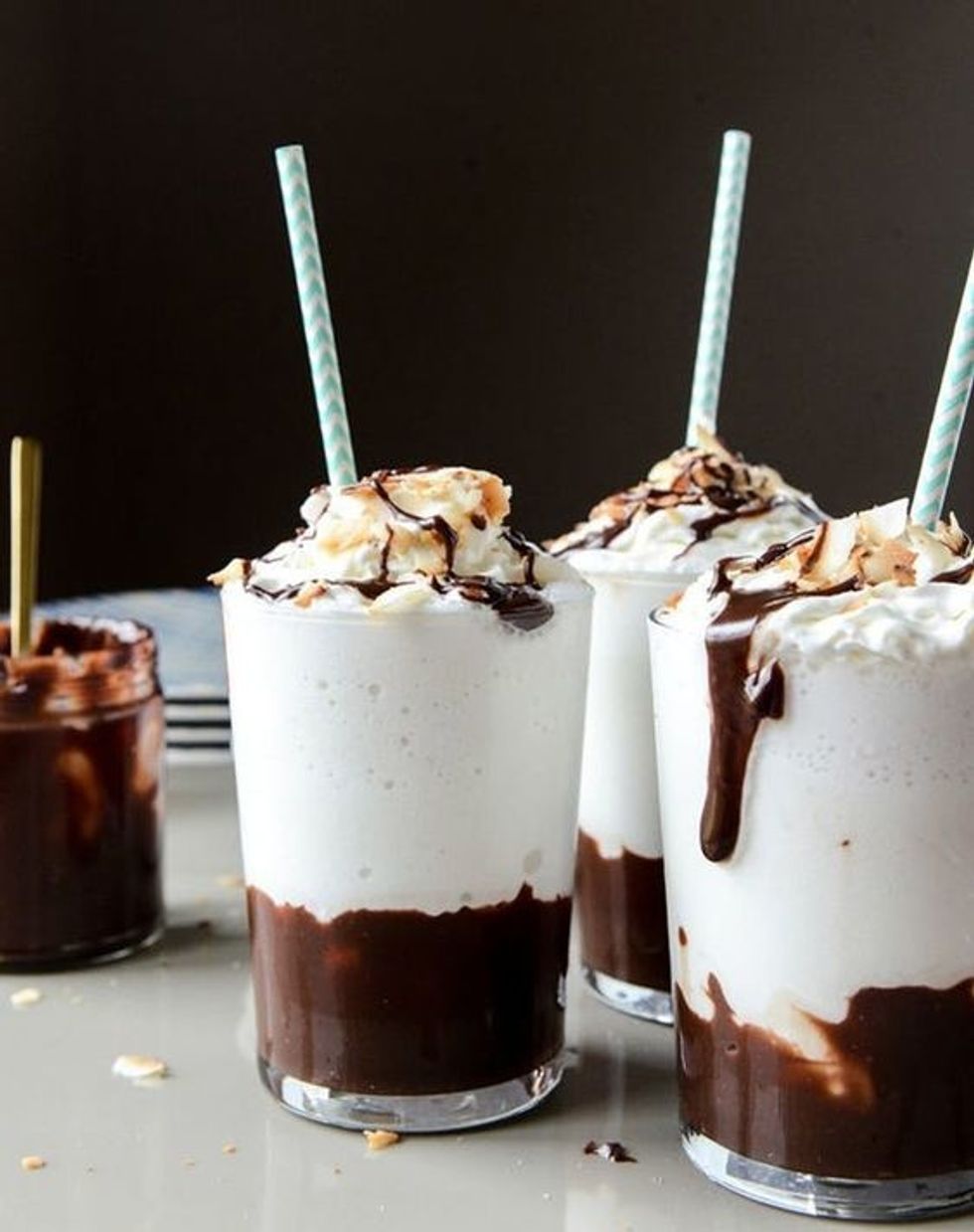boozy coconut hot fudge milkshake recipe