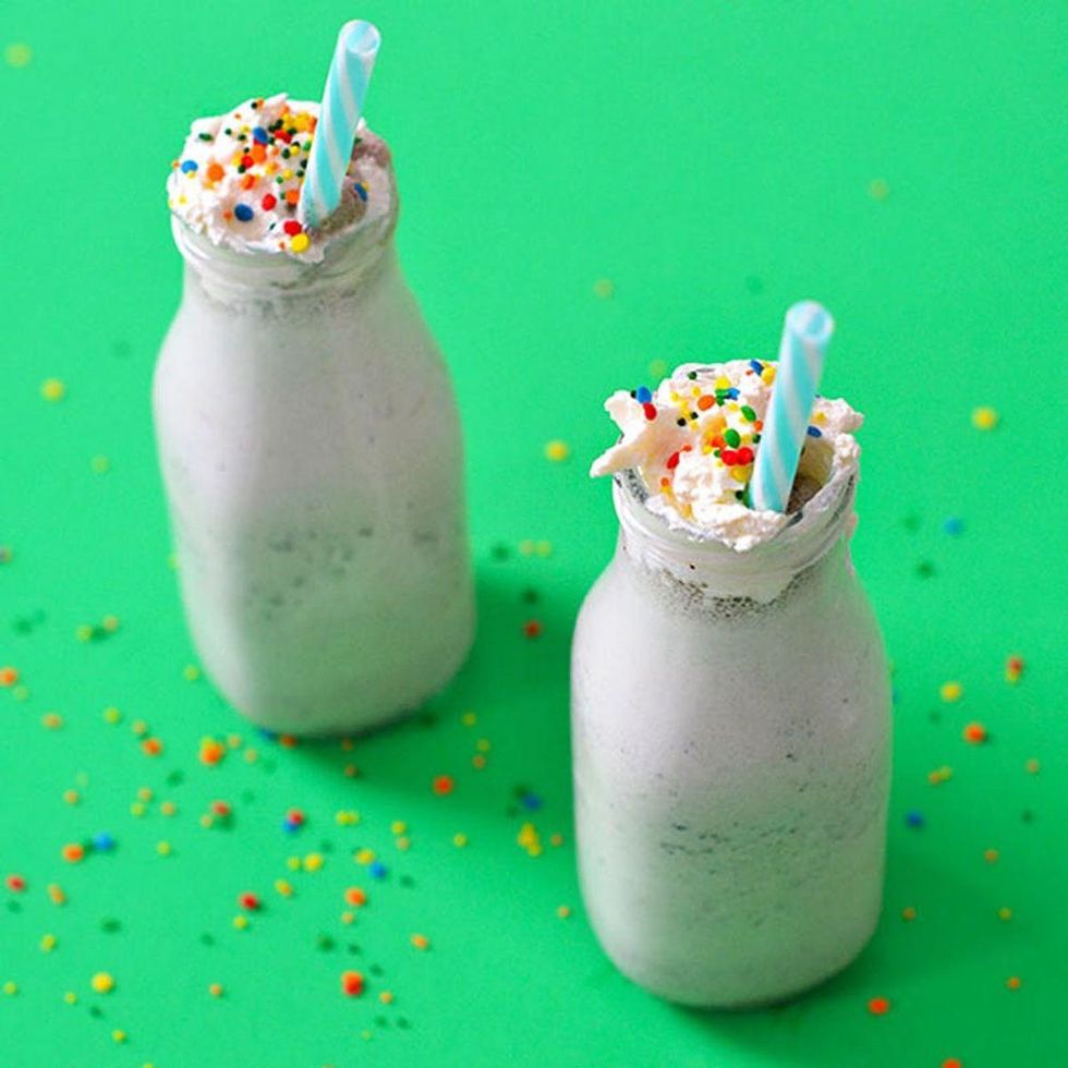 Boozy Mint Chocolate Chip Milkshake Recipe