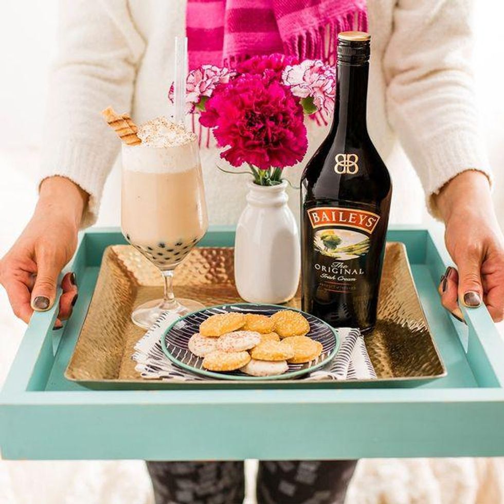 Boozy Vanilla Bubble Tea