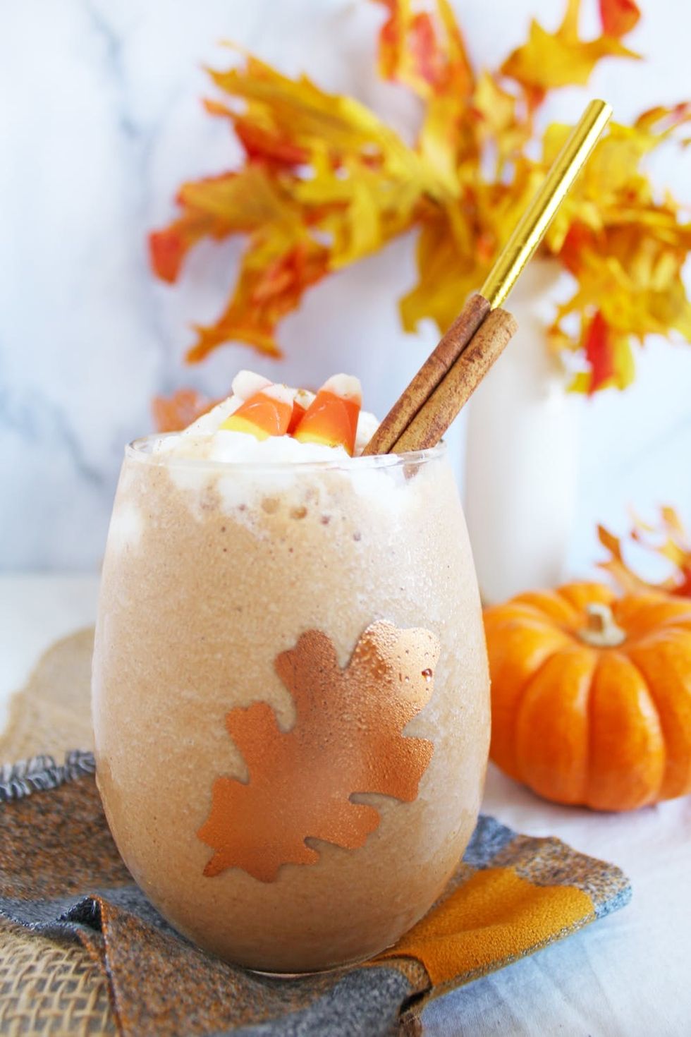 Boozy Vegan Pumpkin Spice Frappuccinos