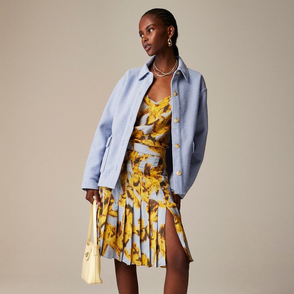 Boucl\u00e9 Shirt-Jacket