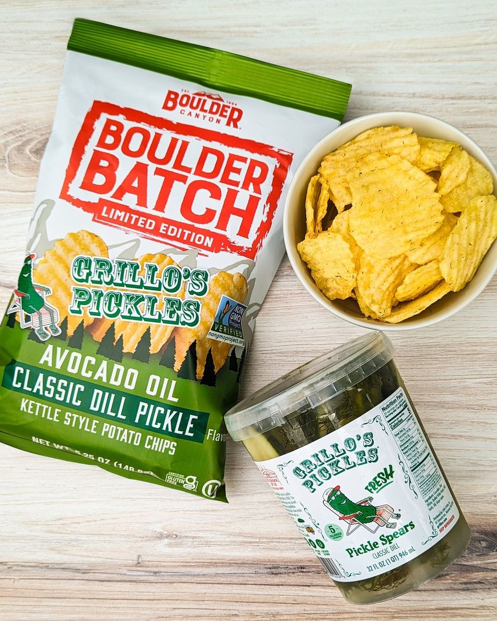 Boulder Canyon x Grillo's Pickles Potato Chips