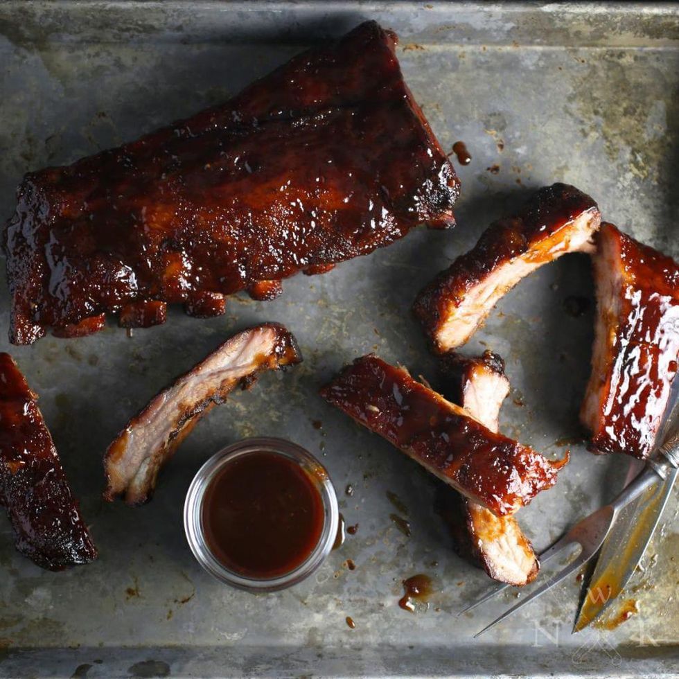 Bourbon Honey Ribs