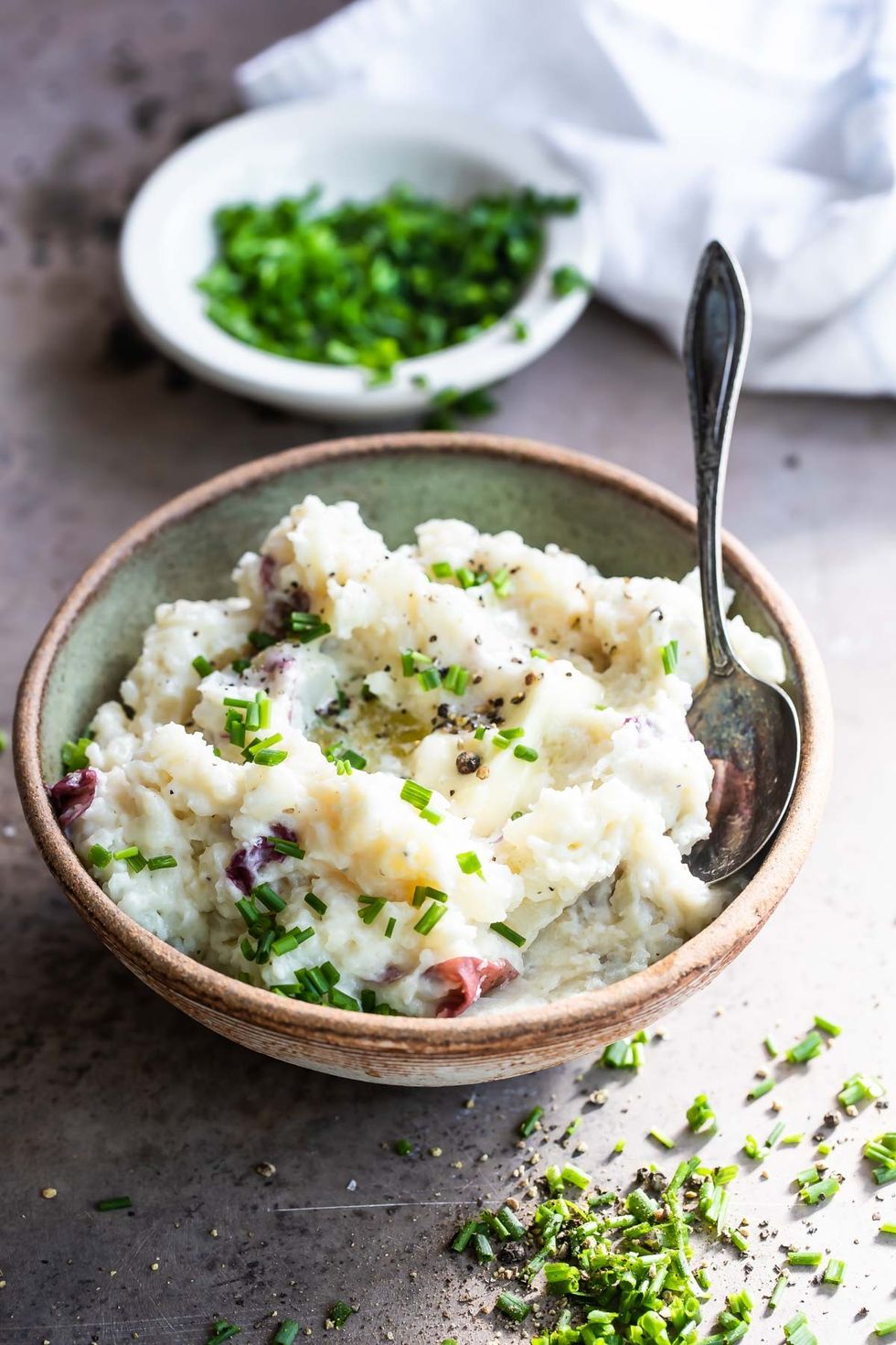 Boursin Mashed Potatoes crock pot dinner recipe