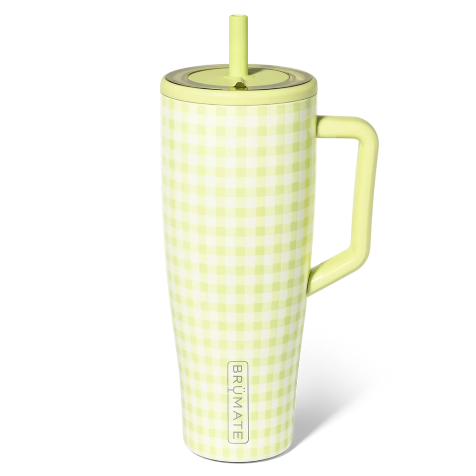 Br\u00fcmate 40-Ounce Pear Gingham Era Tumbler