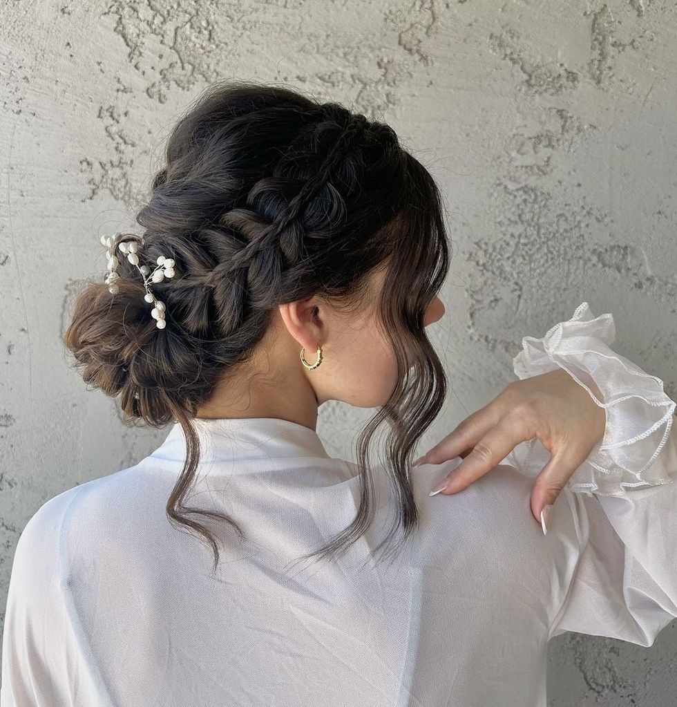 braided bun hairstyles