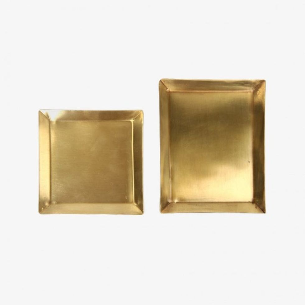 brass tray