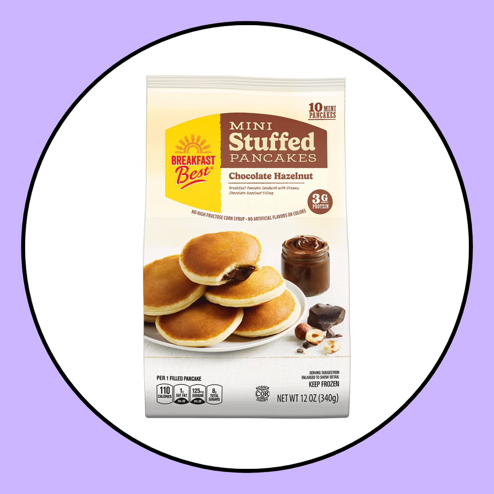 Breakfast Best Chocolate Hazelnut Mini Stuffed Pancakes