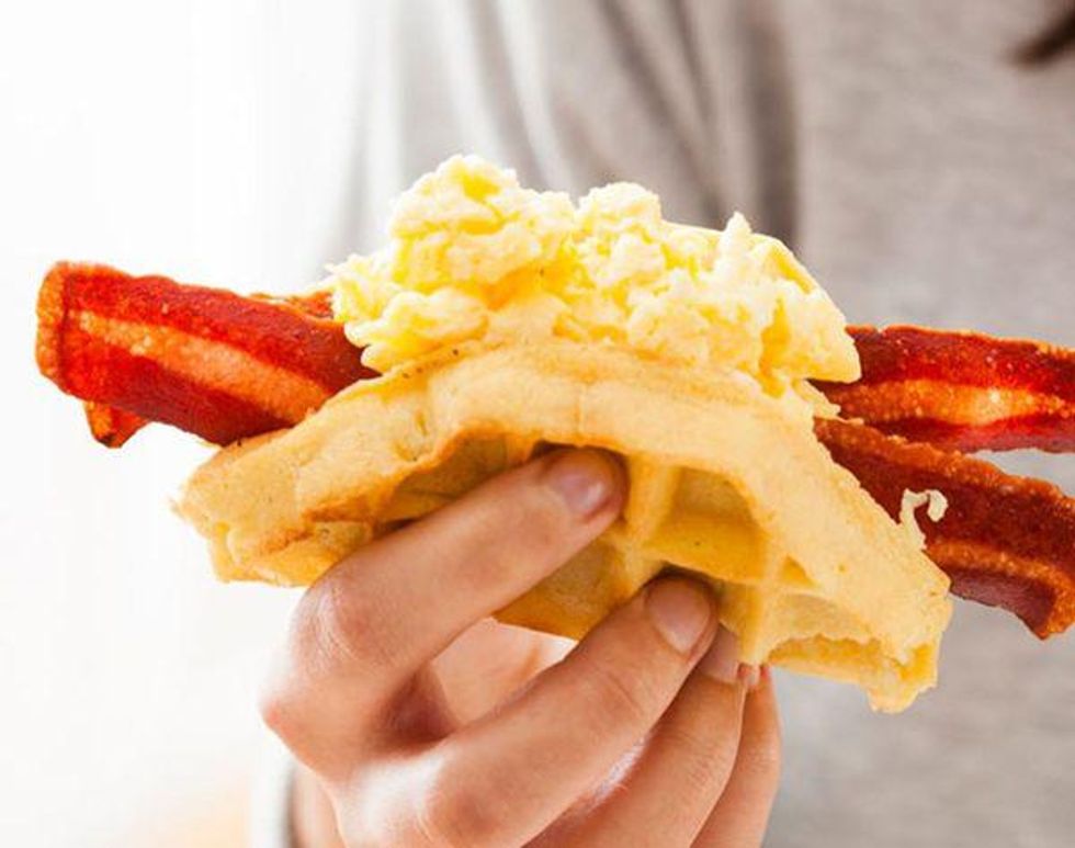 Breakfast Waffle Tacos