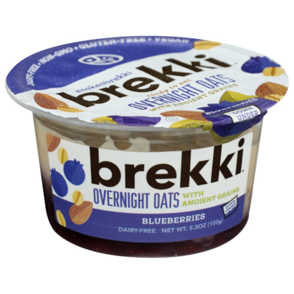 Brekki Blueberry Overnight Oats