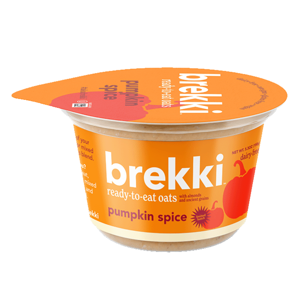 Brekki Pumpkin Spice Ready-To-Eat Oats