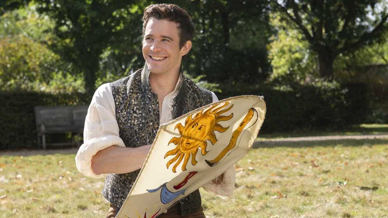 bridgerton benedict sophie kite scene