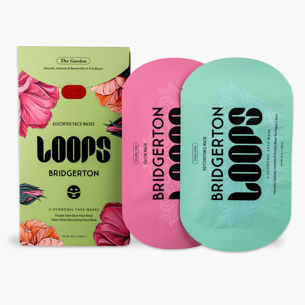 Bridgerton x LOOPS The Garden Face Mask Duo