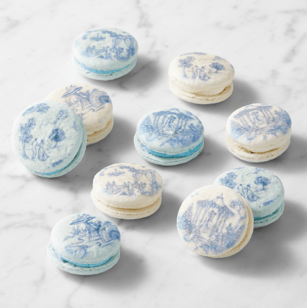 Bridgerton x Williams Sonoma Toile Macarons