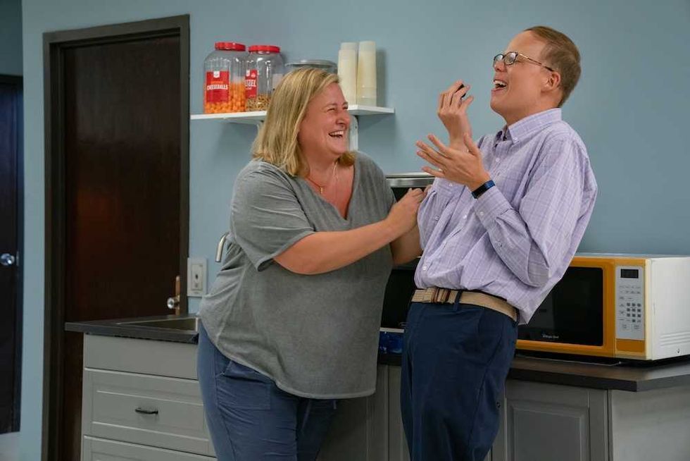 Bridget Everett and Jeff Hiller in Somebody Somewhere on HBO Max