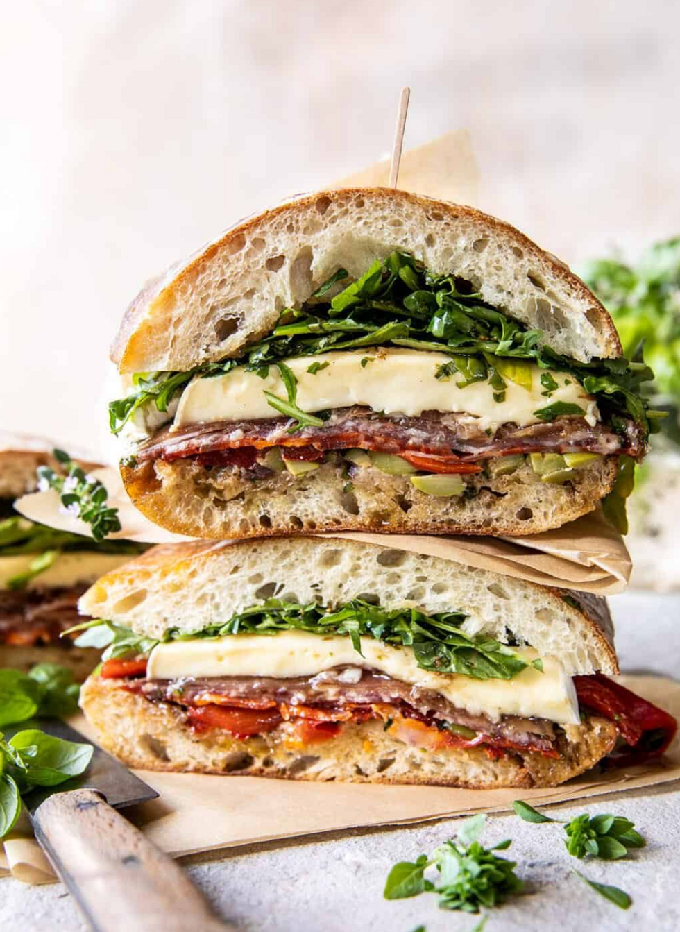 Brie and Prosciutto Sandwich recipe
