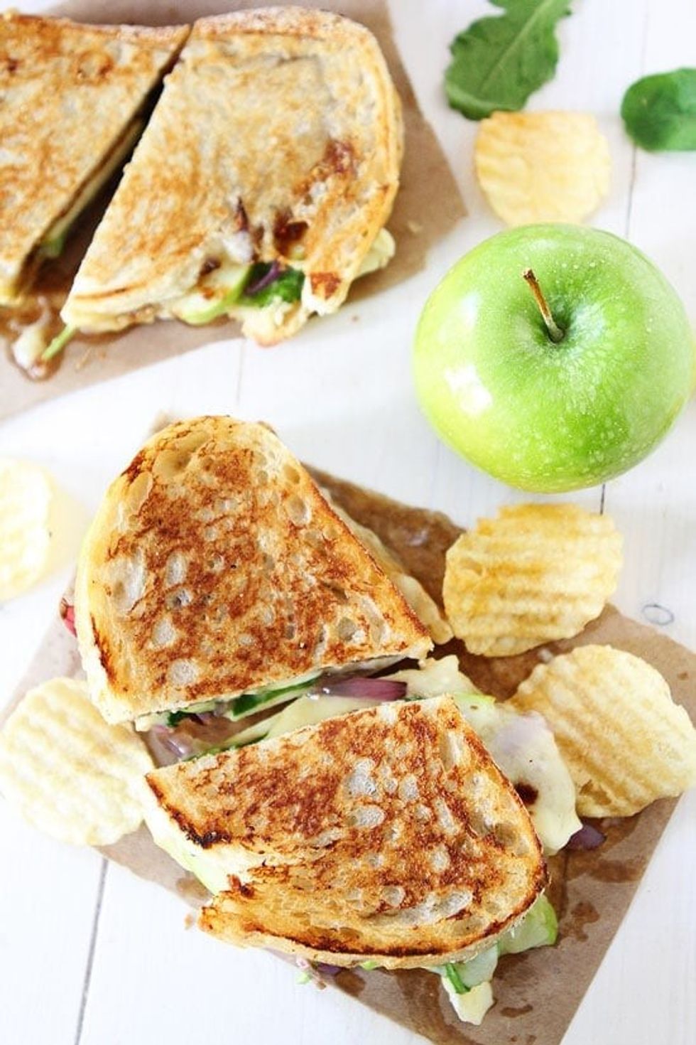 Brie, Fig and Apple Grilled Cheese