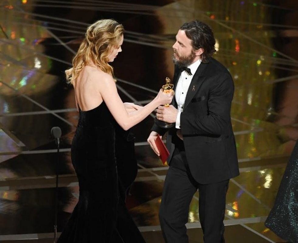 Brie Larson _ Casey Affleck _ Oscars 2017