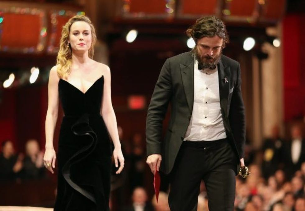 Brie Larson _ Casey Affleck _ Oscars 2017
