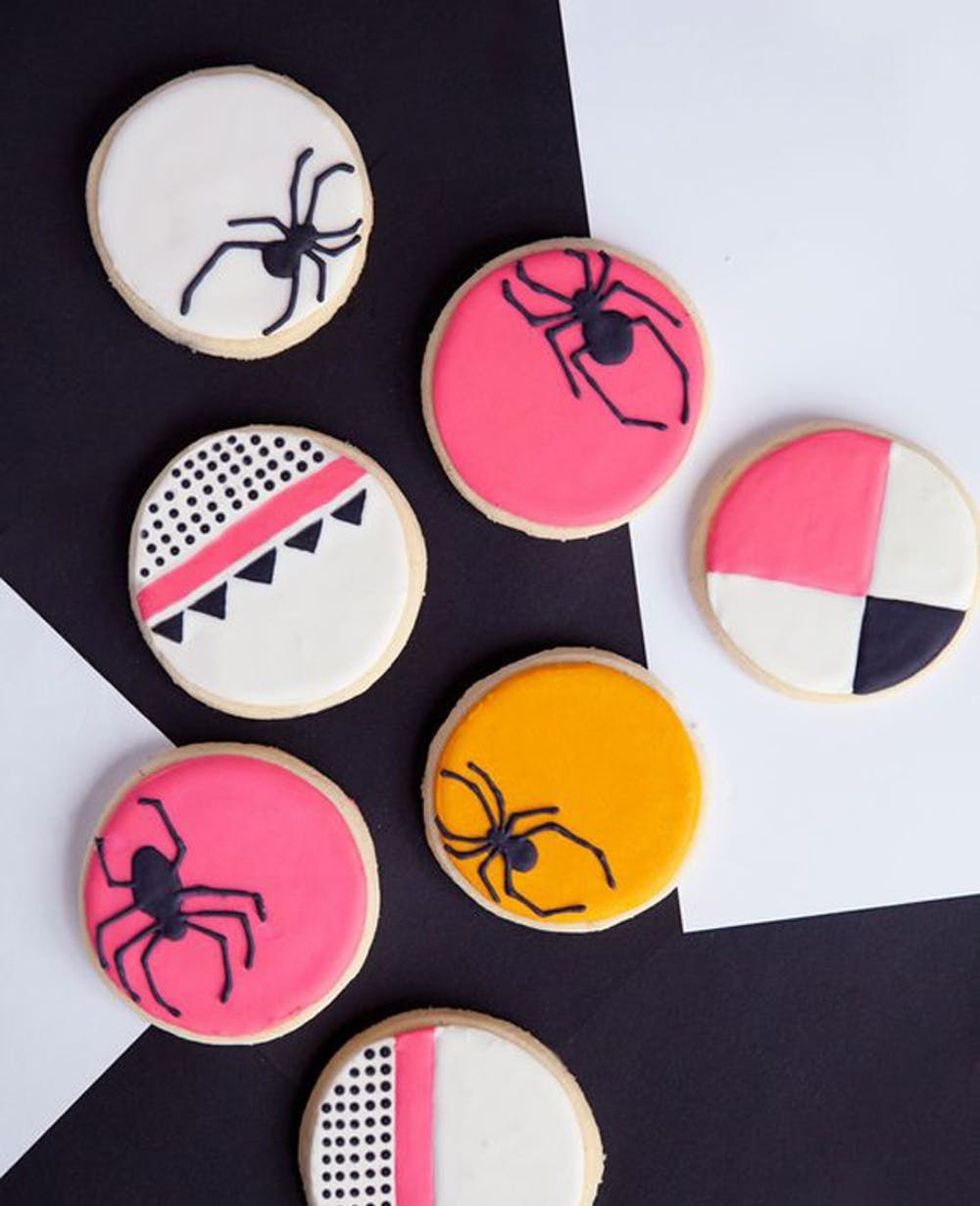 Bright and Colorful Halloween Cookies