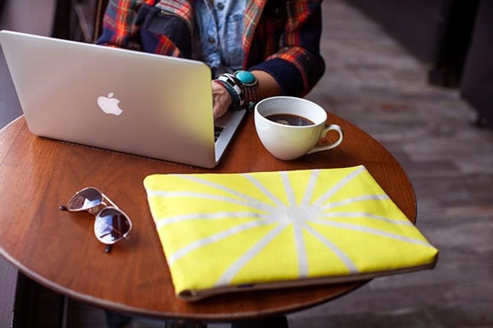 Bright Canvas Laptop Sleeve