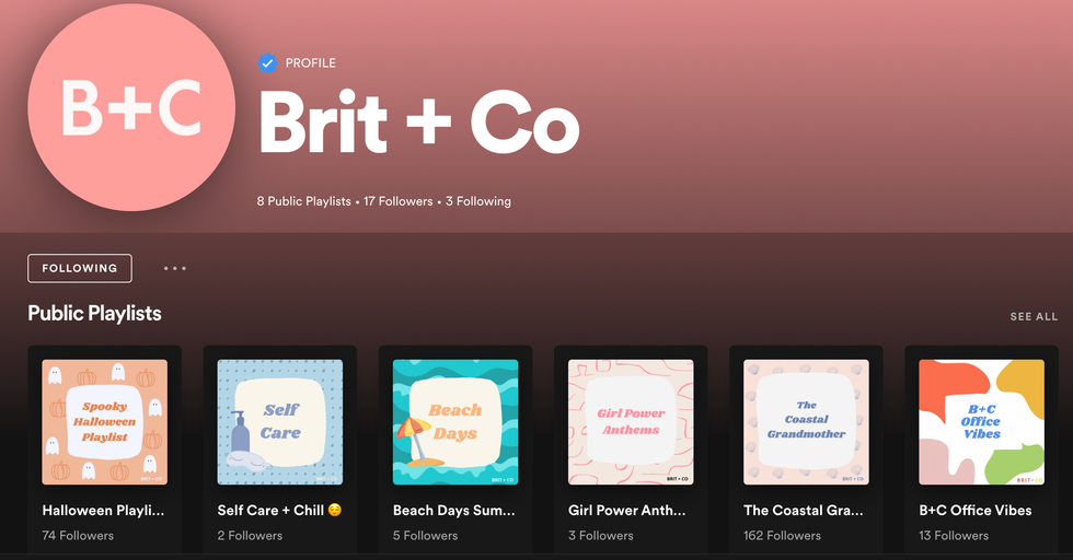 brit and co spotify account