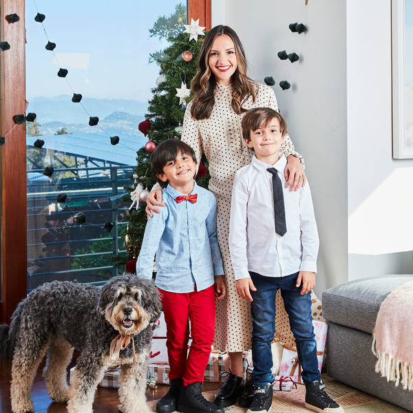 Brit Morin and family for H&M holiday