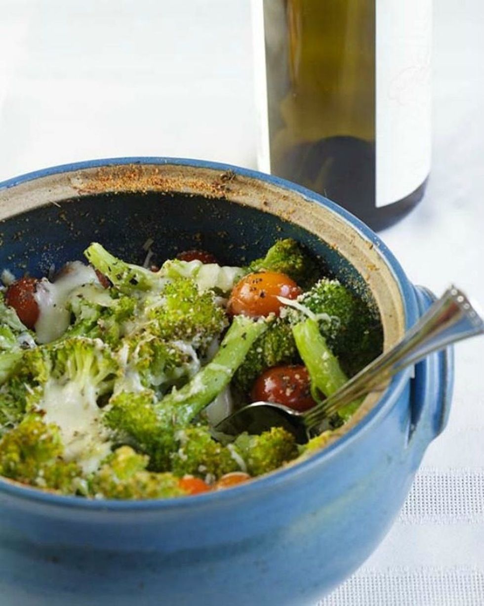 Broccoli and Mozzarella Gratinata